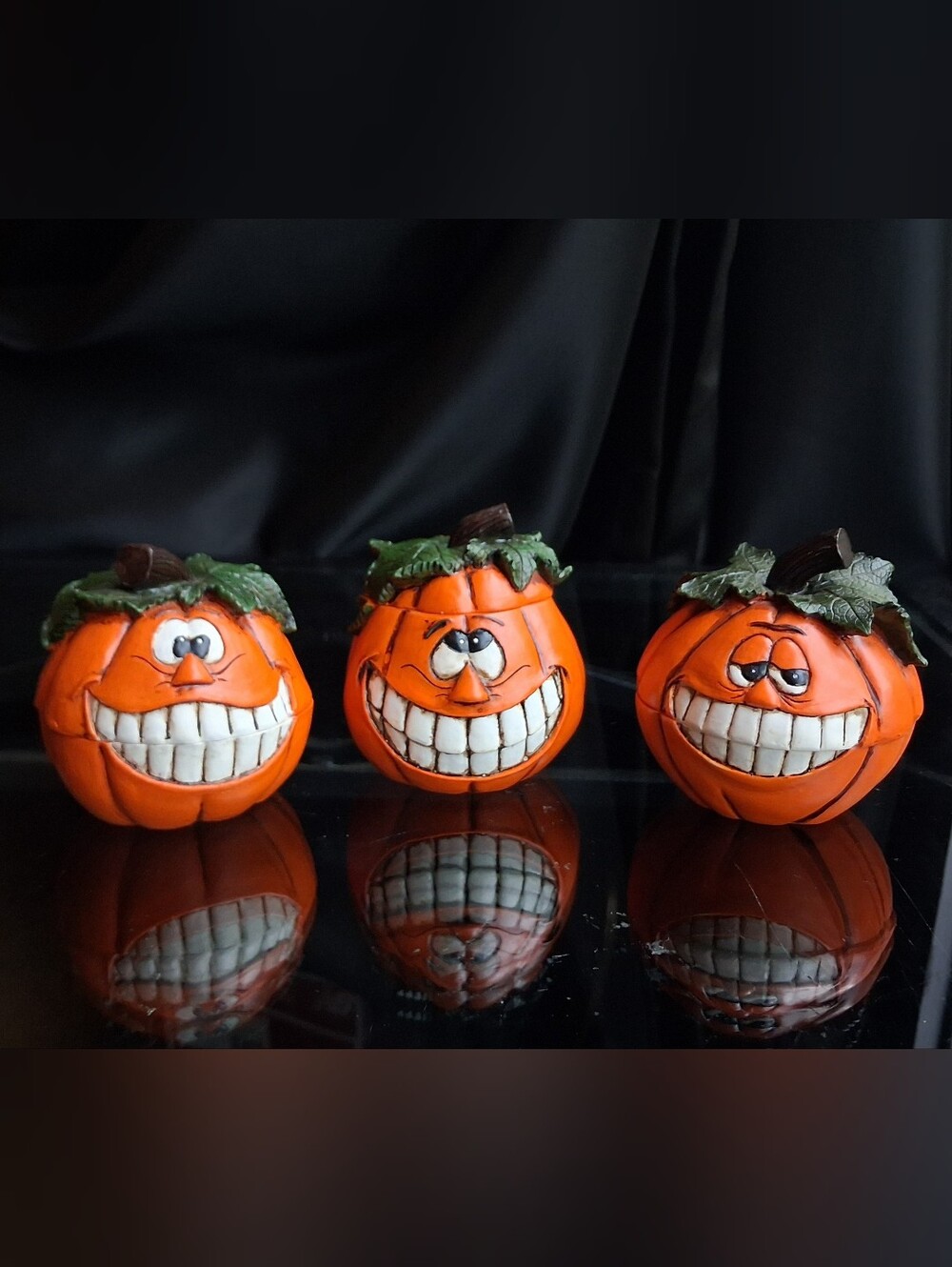 Vintage Pumpkin Happy Jack Trinket Box